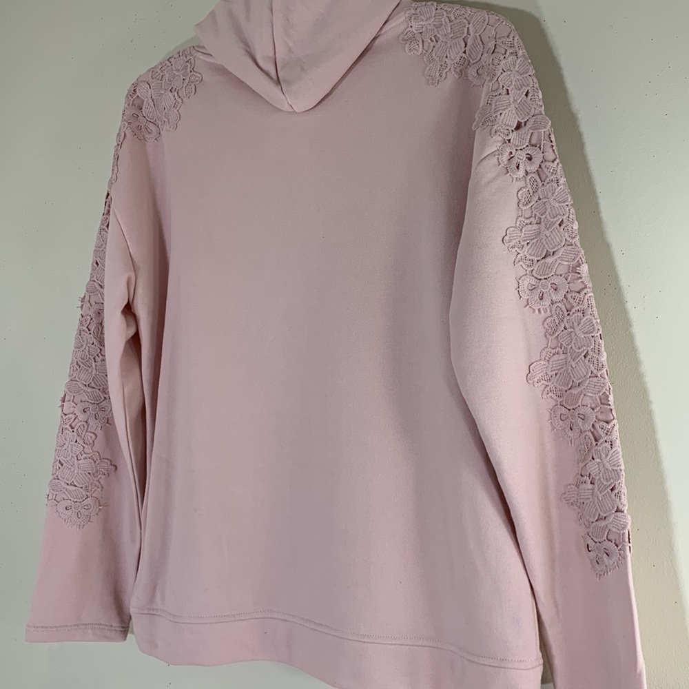 NWT. C & A Hoodie with Floral Embellishments. Small. - Picture 11 of 11